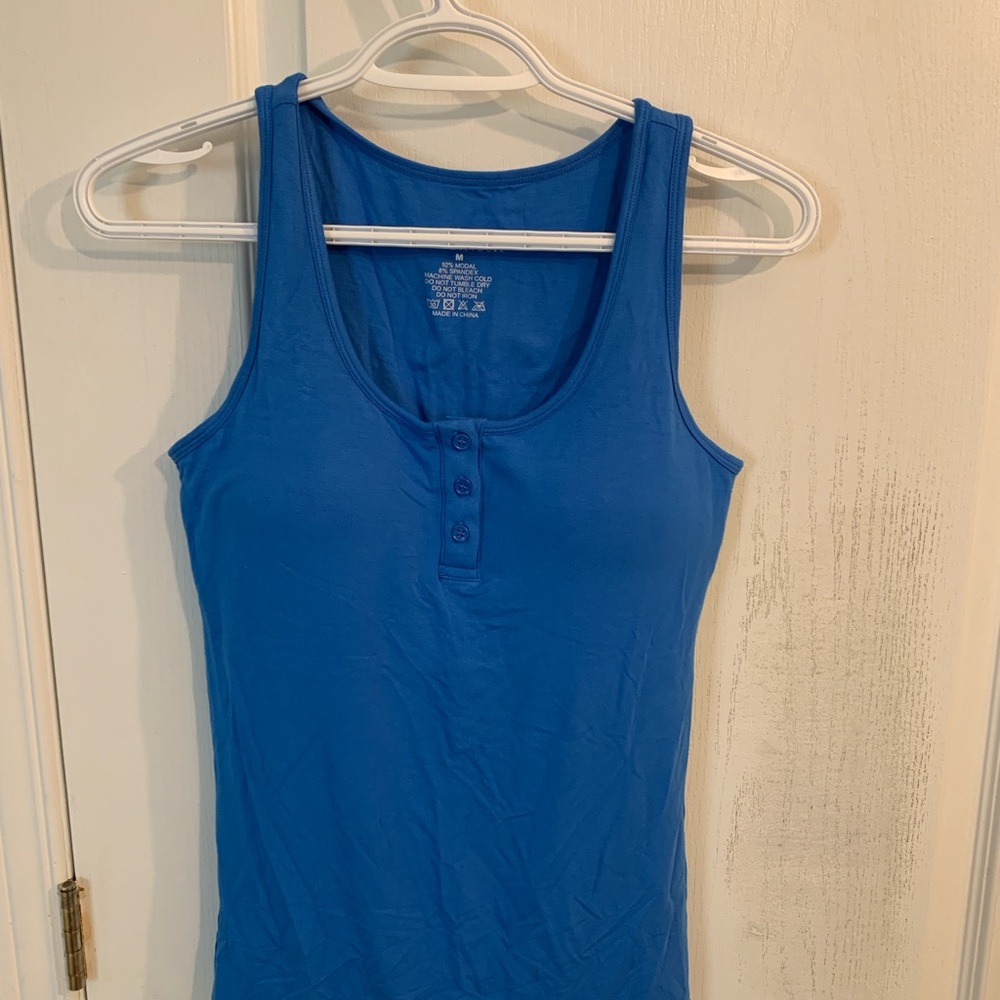 Blue tank top Klassy Network